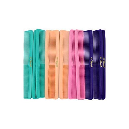 7 inch All Purpose Hair Comb. Hair Cutting Combs. Barber’s & Hairstylist Combs. Fresh Mix 12 Units.
