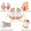 Gel Metatarsal Pads 6Pcs, Ball of Foot Cushions with Breathable Honeycomb Toe Separator Mortons Neuroma Callus Metatarsal Foot Pain Relief Bunion Forefoot Cushioning Relief Women (Style 2)