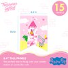 Treasures Gifted Princess Peppa Pig Banner Set of 3 - (1) Peppa Pig Birthday Banner & (2) Peppa Birthday Banner Triangle Pennants - Officially Licensed Peppa Pig Birthday Party Supplies