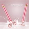 HEYFYV Face Massager Kit 3D Face Roller Massager T Shape Facial Massager Set Electric Skin Massager Tool