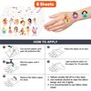 96 PCS Fairy Temporary Tattoos Stickers Fairy First Birthday Party Decorations Favors Decor Party Supplies Woodland Fairy Theme Cute Gifts for Kids Adults Girls Classroom Prizes Rewards