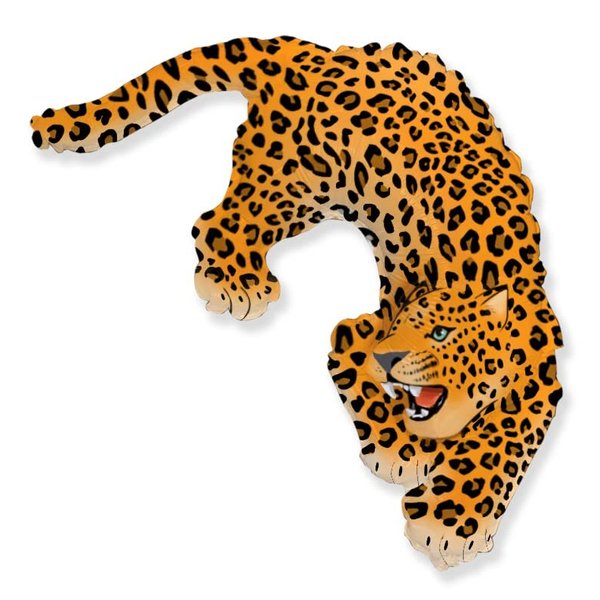 42" Savage Leopard Cheetah Spots Birthday Party Mylar Foil Balloon …