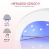 GAOY Fast Curing Nail Lamp Professional Salon-Graded UV LED Nail Curing Light with Powerful 30 LED Beads and Automatic Infrared Sensor 3 Timers for Gel Nail Polish Acrylic Gel Nail Dryer