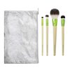 EcoTools Vibes Kit Makeup Brush Gift Set with Travel Brush Bag For Power, Foundation and Concealer