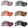 Nenluny 6pcs Hair Clips Curved Claw Clips for Women Girls Alligator Clips for Thick Thin Hair 3.6 Inch Hair Barrettes for Styling Sectioning