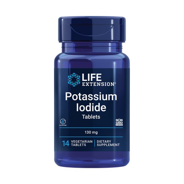 Life Extension Potassium Iodide 130mg 14 Tablets