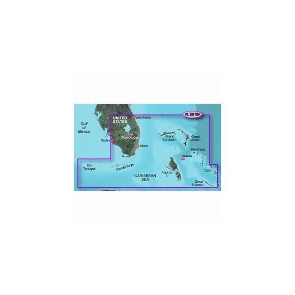Garmin Vus010r Southeast Florida Bluechart G2 Vision "Product Category: Cartography - Garmin/Bluechart G2 Vision Us - Microsd/Sd"