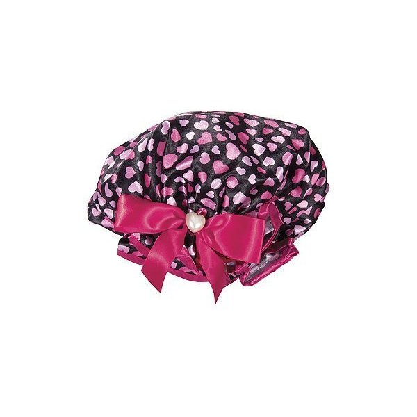 Kingsley Fancy Hearts Shower & Bath Cap