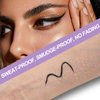 GEUUFEA Waterproof Liquid Eyeliner Pen, Quick Drying Matte Eyeliner Pencil with Ultra Fine Tip, Long-lasting, Smudge Proof & Smooth to Use