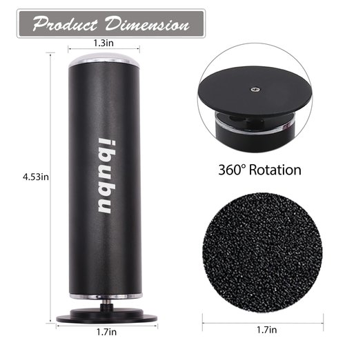 ibubu Electric Feet Callus Remover Pink Professional Powerful Foot File Pedicure Grinder Sanders with 60PCS Replacement Sandpaper Discs Heel Scraper for Dead Dry Crack Skin Calluses Speed Adjustable