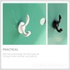 Zerodeko 5PCS Dollhouse Hooks 1:12, Miniature Dollhouse Wall Hooks Miniature Doll House Hanger for DIY Crafts Accessory