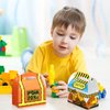 20 Pieces Construction Treat Boxes Birthday Party Supplies Construction Truck Party Favor Box Paper Candies Goody Boxes for Boys Girls Construction Theme Birthday Decoration 4.8 x 2.4 x 4.8 Inch