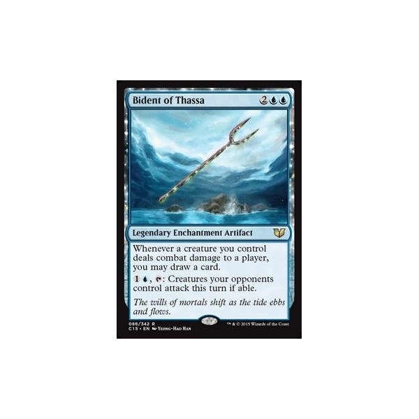 Magic The Gathering - Bident of Thassa (086/342) - Commander 2015