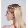 SH Rhinestone Crown for women, Wedding Tiaras and Crowns Rose Gold Tiara Headband Halloween Party Hair Accessories Birthday Pageants Prom Fairy Headpieces