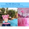 2 PCS shower caps for kids shower caps for girls shower cap kids Cartoon Waterproof Shower Bath Caps Set Bath Hat for Baby Girls Boys