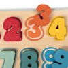 B. toys- Counting Rainbows- Number Puzzle for Kids – Wooden Number Puzzle – Counting Toy for Toddlers – 20 Chunky Puzzle Pieces – 18 Months +