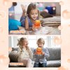 Xixikocol Fast Push Game Light up Toy, Handheld Game for Kids Age 6-12, Quick Push Bubble Game, Sensory Fidget Toys for Kids and Adults, Birthday Gift (Orange Bear)
