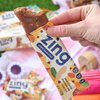 Zing Peanut Butter Chocolate Chip Vegan Protein Bars, Gluten Free with High Protein, High Fiber, Dairy Free Nutrition Bars, Plant Based Protein, Kosher, Low Sugar, No Sugar Alcohols - 12 count