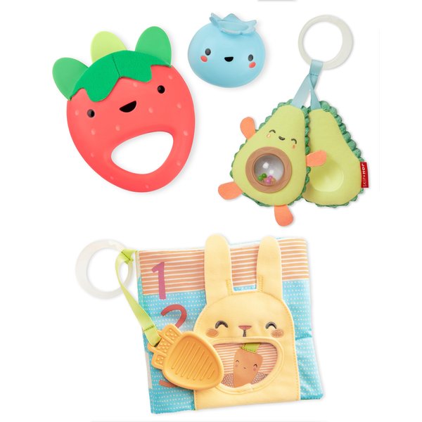 Skip Hop Baby Musical Toys Gift Set, Farmstand Fresh Picks, 3 Months+