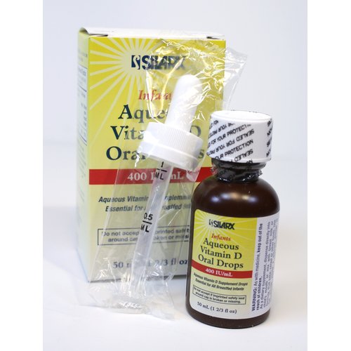 Infants Aqueous Vitamin D Oral Drops 400IU/ml 2-Pak (2 x 50ml)