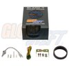 GlowShift Black 7 Color 300F Water Coolant Temperature Gauge Kit - Includes 1/8-27 NPT Electronic Sensor & Wiring - Multi-Color Display - Black Dial - Clear Lens - for Car & Truck - 2-1/16" 52mm