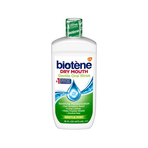 Biotene Moisturizing Oral Rinse, Mild Mint 16 Ounce (Packaging may vary)