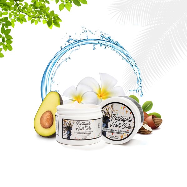 Rastta Locs Locking Gel and Moisturizer with Avocado Oil for Dreadlocks, retwist, braids, styling and edges. *NO RESIDUE, FLAKING, WAX, SILICONE, SULFATE (8.00 oz)