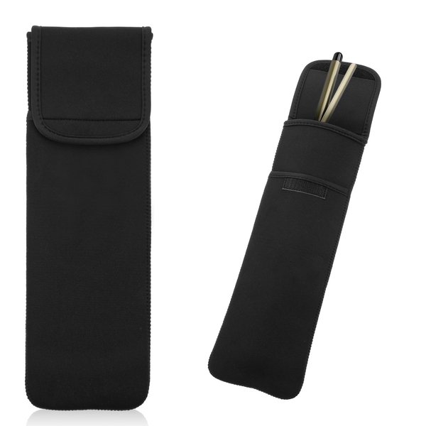 JJUNW Heat Resistant Neoprene, Curling Iron Cover Bag Hair Styling Tools Storage Bag for Hair Straightener Curling Iron Flat Iron, for Travel, Gym, or Home