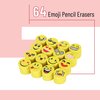 Mr. Pen- Erasers, Pack of 64, Smiley Eraser, Pencil Erasers, Erasers for Kids, School Supplies, Mini Eraser Pencil for Students, Fun Eraser, Cute Erasers, Eraser for School, Easter Egg Fillers