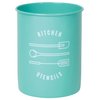 Now Designs Powder-Coated Steel Utensil Crock, Turquoise