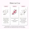 koelf PETITFEE Rose Petal Satin Foot Mask (5pairs) - Intensive Nourishing Socks, Rose Scented Foot Repair Masks with Peptide, Collagen, Shea Butter, Urea for Silky Smooth Feet, Foot Treatment