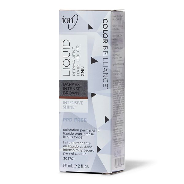 2NN Darkest Intense Brown Permanent Liquid Hair Color