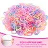 Colorful Mini Rubber Bands for Hair, Rubber Band Cutter for Hair, Topsy Tail Hair Tools, etc. Elastic Hair Ties with Styling Hair Tools for Baby Girls Women