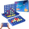 Pedolini 4 in a Row Connect Game Travel Board Game (Small) Mini 7x4.8 Inch
