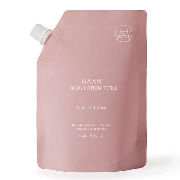 HAAN Moisturizing Body Lotion For Men and Women | Healthier, Smoother, and Softer Skin | Paraben & Silicon Free | Hydrating Body Lotion for all skin types. Tales of Lotus - Refill (8.5 Fl. Oz.)