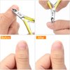 12Pack Cuticle Trimmer, Cuticle Nipper With Cuticle Pusher Cuticle Nipper Cuticle Remover Cutter Stainless Steel Nail Cuticle Trimmer Manicure Pedicure Tools For Finger, Toenails-Gold, Rainbow, Sliver