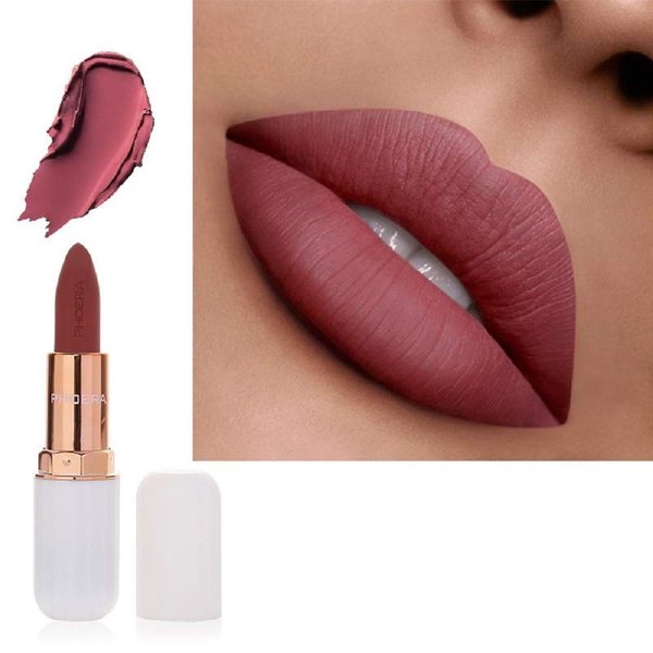 Phoera ABSOLUTE VELVET MATTE LIPSTICK LONG LASTING WATERPROOF PIGMENT MAKEUP (105 Fascinate)