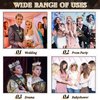 Henoyso 4 Pcs Prom King and Queen Crowns for Men Women King Queen Tiara Crystal Headband Homecoming Costume Party Favor(Gold, Silver, Elegant)