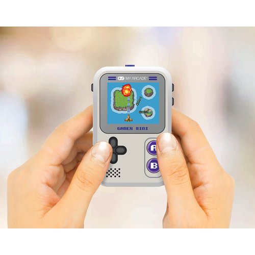 My Arcade Gamer Mini Classic-Purple: Games for Kids, Miniature Handheld Gaming System Packed with 160 Games, 1.8'' Color Display (DGUN-3924), Small