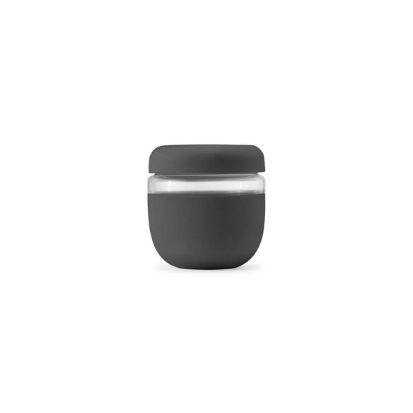 W&P Porter Seal Tight, Lunch Bowl Container w/ Lid | Charcoal 24 Ounces | Leak & Spill Proof, Soup & Stew Food Storage, Meal Prep, Airtight, Microwave and Dishwasher Safe, BPA-Free Glass