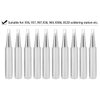 Saipe 900M-T Soldering Iron Tips Solder Iron Replacement Tip Soldering Bits Compatible with Hakko, Radio Shack, Atten, Quick, Aoyue, Yihua, Vastar Soldering Station, Welding Equipment & Accessories