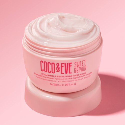 Coco & Eve Sweet Repair Repairing and Restoring Hair Mask. Blend of Biomimetic Ceramides, Hyaluronic Acid, Vegan Keratin. Repair Dry Damaged Hair by Heat or Chemical, Increase Hydration & Shine (7.2 fl oz)