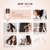 Travel Hair Dryer Brush Blow Dryer Brush in One, Mini Oval Hot Air Brush, Hair Trends Nano Titanium 2 Inch One Step Hair Dryer & Styler Volumizer