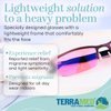 Terramed Eagle Migraine Glasses for Light Sensitivity, Blue Light Glasses for Men and Women, FL-41 Glasses for Computer, UV Protection and Photophobia Eye Strain