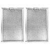 WB06X10309, WB06X10654 Microwave oven Grease Filter Replacement For Many GE Stove WB06X10359, 5230W1A012B - 7-5/8 x 5-1/8 x 1/8 Inch (Packed in Box) (2-Pack)