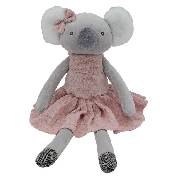 Mikee Fluffie Koala Stuffed Animals for Girls,15.7" Girl Koala Plushies with Skirt,Cute Stuffed Animal for Girls As