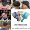 6 Pack Hair Picks for Curly Hair, 6.3 Inch Plastic Afro Pick for Women Men Hair Styling, Wide Tooth Afro Comb for Hairdressing (6 Colors)