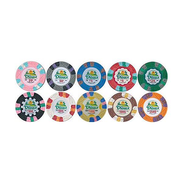 Dunes Commemorative Poker CHIP Set (10)