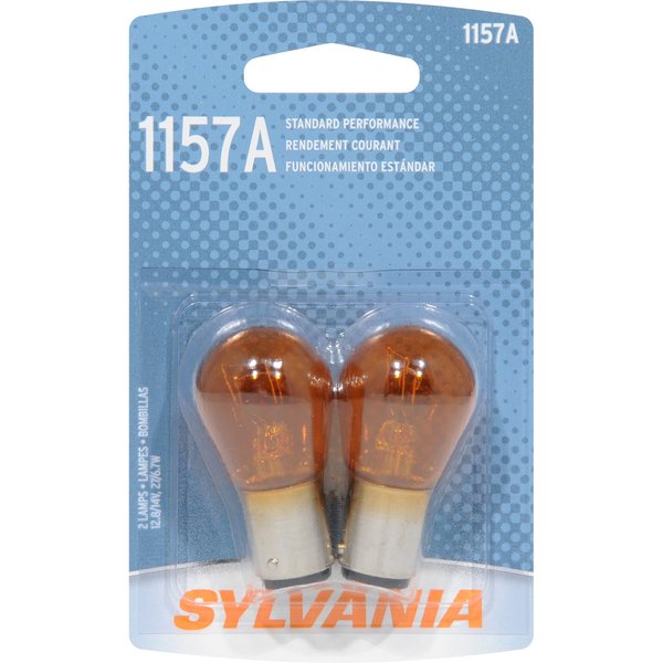 SYLVANIA 1157A Basic Miniature Bulb, (Contains 2 Bulbs)