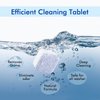 Xcleen Washing Machine Cleaner and Deodorizer Tablets 24 pack, Washer Cleaner for High-Efficiency He Washers Top Load, Deep Cleaning supply for laundry washer, Total 12oz